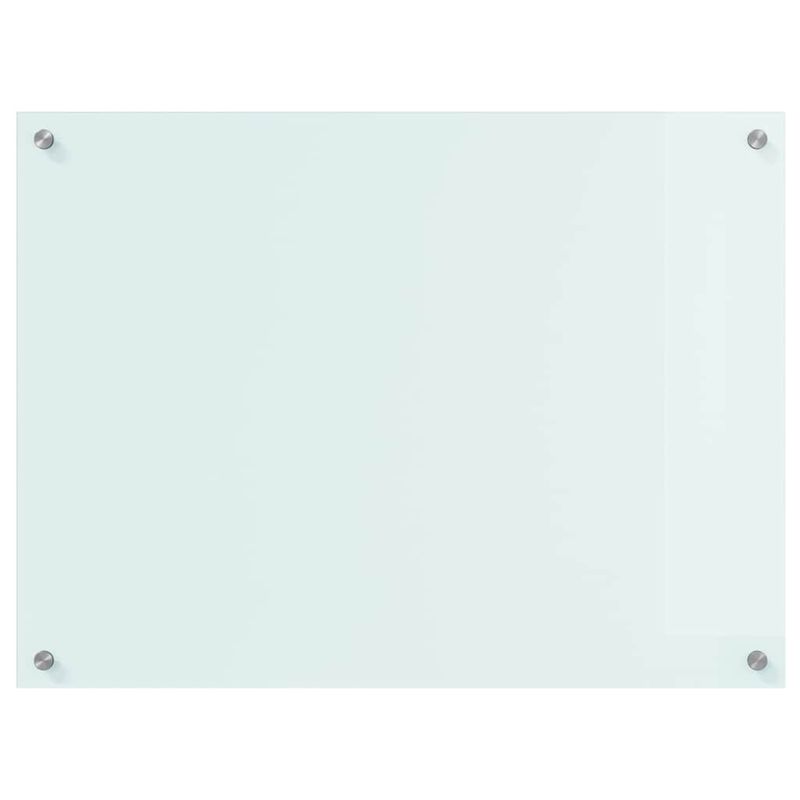 Casa si Gradina - Sanitare - Chiuveta bucatarie si accesorii - Accesorii chiuvete - Spate de bucatarie Alb 80 x 60 x 0.8 cm sticla securizata - Infinity.ro