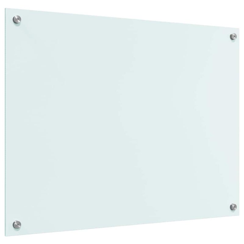 Casa si Gradina - Sanitare - Chiuveta bucatarie si accesorii - Accesorii chiuvete - Spate de bucatarie Alb 80 x 60 x 0.8 cm sticla securizata - Infinity.ro