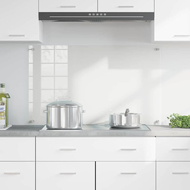 Casa si Gradina - Sanitare - Chiuveta bucatarie si accesorii - Accesorii chiuvete - Spate de bucatarie Transparent 100 x 60 x 0.8 cm - Infinity.ro