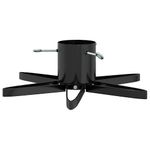 Casa si Gradina - Decoratiuni - Decoratiuni de sezon - Suport pentru brad de Craciun 1.73 Negru 49 x 49 x 15,5 cm Otel - Infinity.ro