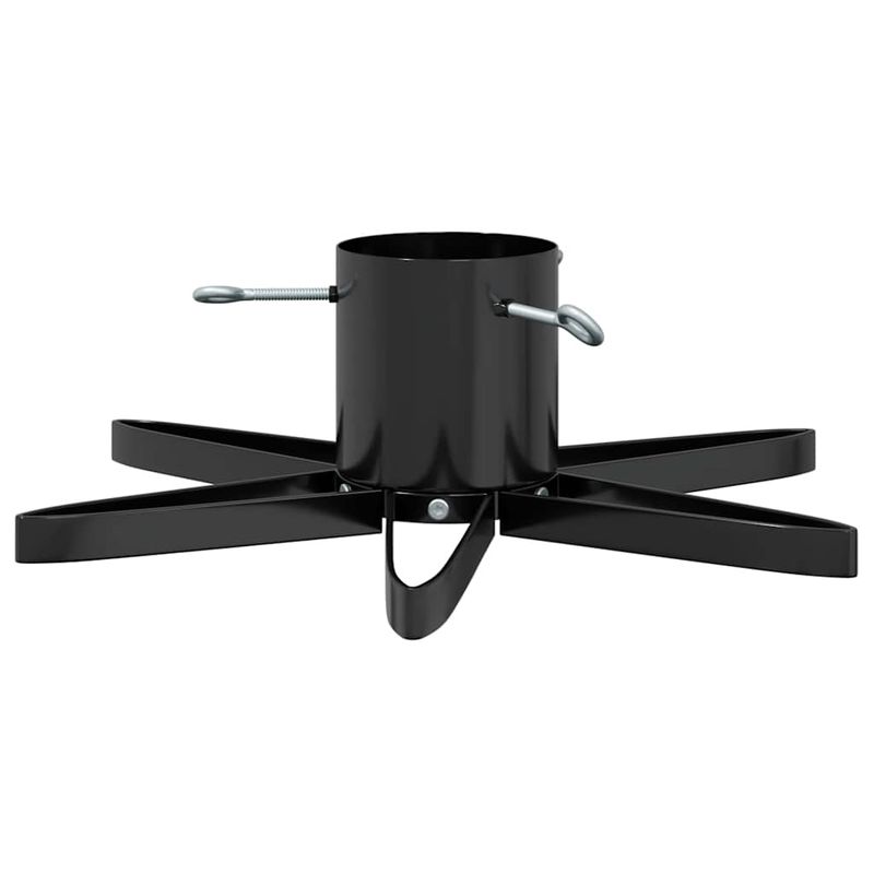 Casa si Gradina - Decoratiuni - Decoratiuni de sezon - Suport pentru brad de Craciun 1.73 Negru 49 x 49 x 15,5 cm Otel - Infinity.ro
