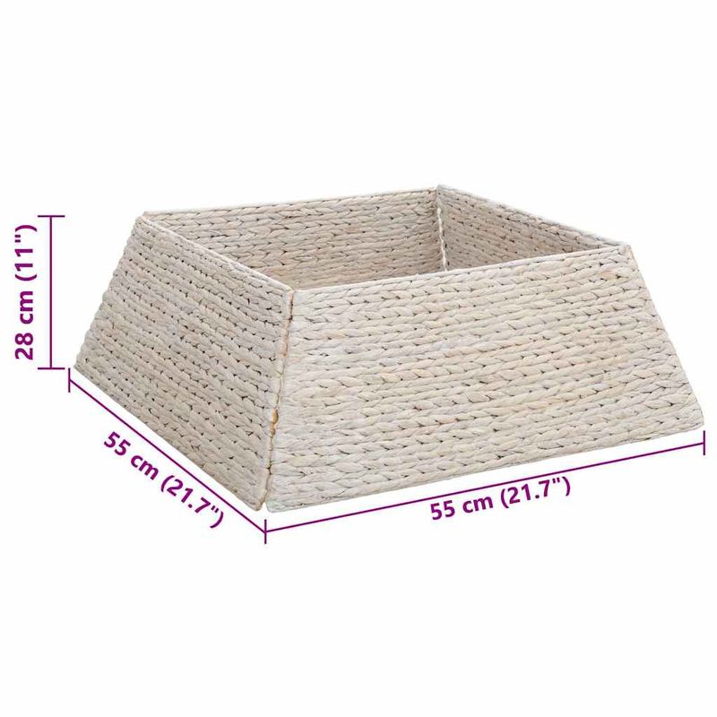 Casa si Gradina - Decoratiuni - Decoratiuni de sezon - Guler pentru Pomul de Craciun Alb 70 x 70 x 28 cm - Infinity.ro