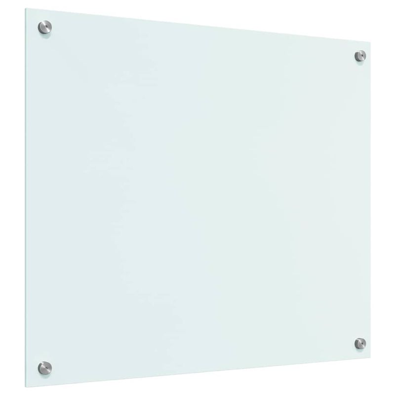 Casa si Gradina - Sanitare - Chiuveta bucatarie si accesorii - Accesorii chiuvete - Spate de bucatarie Alb 70 x 60 x 0.8 cm sticla securizata - Infinity.ro