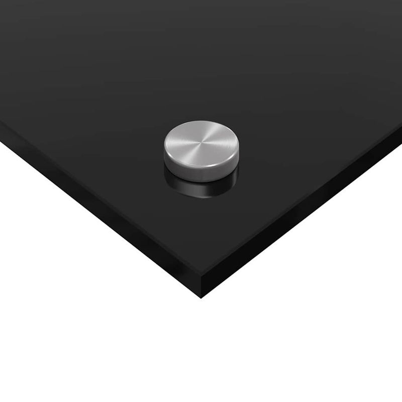 Casa si Gradina - Sanitare - Chiuveta bucatarie si accesorii - Accesorii chiuvete - Spate de bucatarie Negru 90 x 40 x 0.8 cm sticla securizata - Infinity.ro