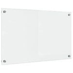 Casa si Gradina - Sanitare - Chiuveta bucatarie si accesorii - Accesorii chiuvete - Spate de bucatarie Transparent 80 x 50 x 0.8 cm - Infinity.ro