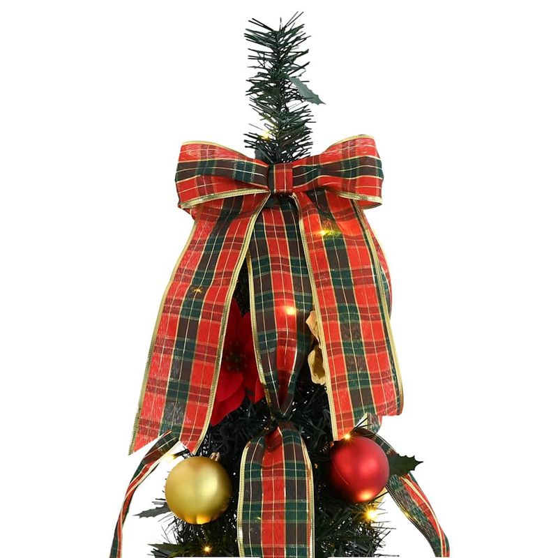 Casa si Gradina - Decoratiuni - Decoratiuni de sezon - Brad de Craciun artificial cu 200 LED Verde 210 cm PVC - Infinity.ro