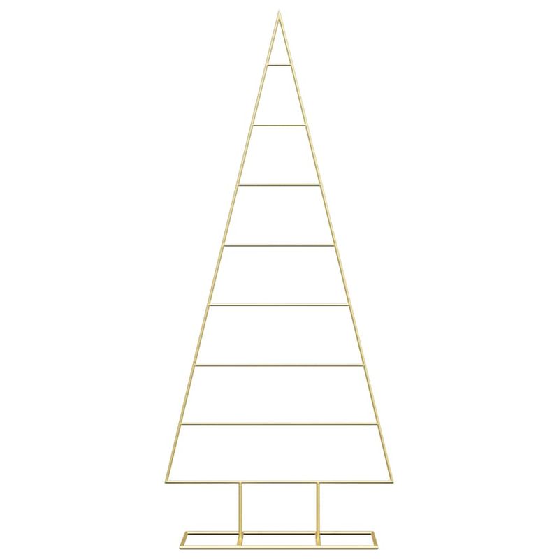 Casa si Gradina - Decoratiuni - Decoratiuni de sezon - Pom de Craciun din metal Auriu 150 cm Otel vopsit in pulbere - Infinity.ro