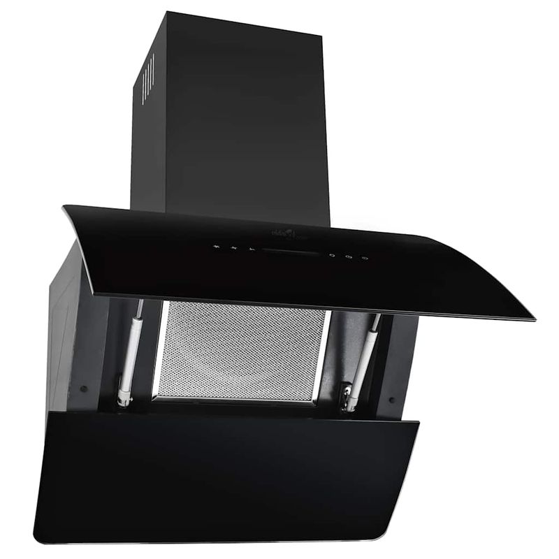 Electronice si Electrocasnice - Aragazuri, cuptoare si hote - Hote - Hote traditionale - Hota montata pe perete negru 60 cm otel inoxidabil 756 m³/h - Infinity.ro