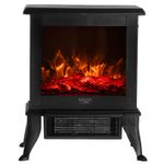 Electronice si Electrocasnice - Climatizare si sisteme de incalzire - Aparate incalzire aer - Seminee electrice - Semineu electric compact Adler AD7754, 1800W, sticla securizata, ceramica, efect flacara 3D, 2 trepte - Infinity.ro