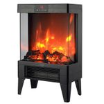 Electronice si Electrocasnice - Climatizare si sisteme de incalzire - Aparate incalzire aer - Seminee electrice - Semineu electric Adler AD7755, 2000W, sticla securizata, efect flacara 3D, 2 trepte - Infinity.ro