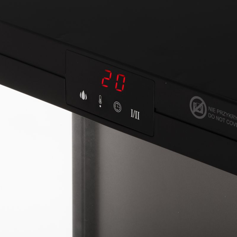 Electronice si Electrocasnice - Climatizare si sisteme de incalzire - Aparate incalzire aer - Seminee electrice - Semineu electric Adler AD7755, 2000W, sticla securizata, efect flacara 3D, 2 trepte - Infinity.ro