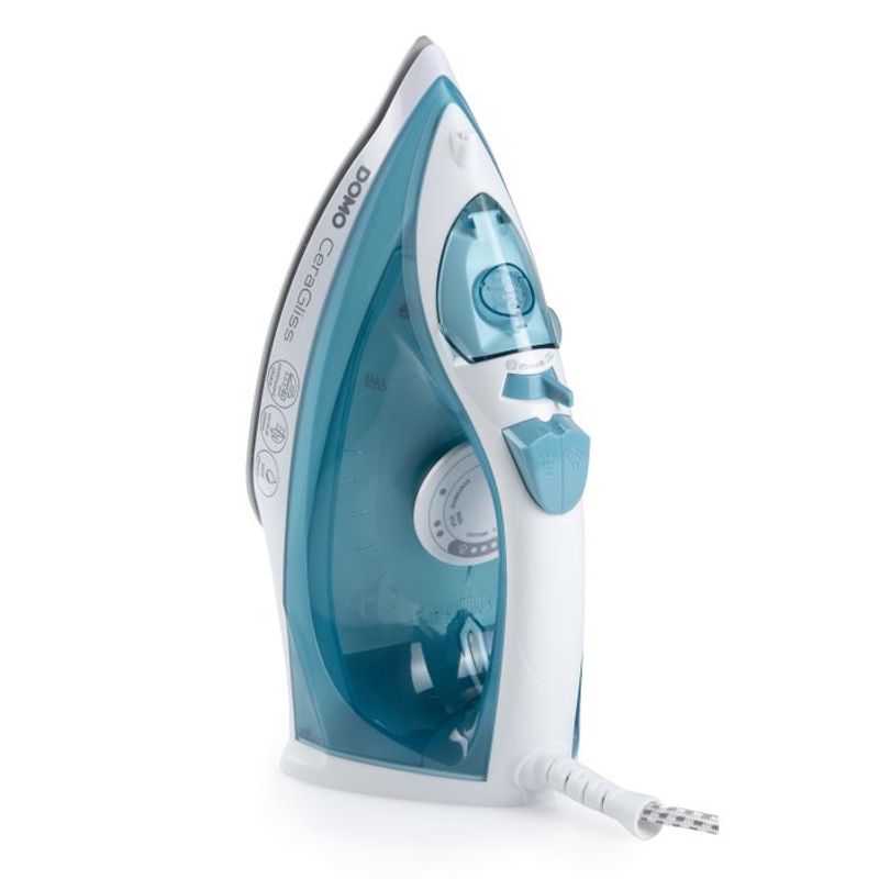 Electronice si Electrocasnice - Ingrijirea tesaturilor - Fiare de calcat - Fier de calcat Domo DO7060S, talpa ceramica, 2400W, 40g/min, 0.32L, autocuratare - Infinity.ro