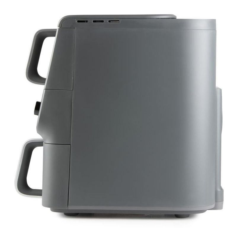 Electronice si Electrocasnice - Electrocasnice bucatarie - Aparate de gatit & desert - Friteuze - Friteuza cu aer cald dubla Domo DO549FR, 3.5+6.5L, 2500W - Infinity.ro