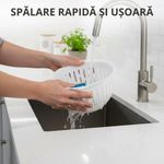 Casa si Gradina - Bucatarie si vesela - Vesela si tacamuri - Farfurii si boluri - Set 4 boluri din plastic durabil Koken pentru salate, fructe si mancare gatita,0.45 /1.6 /3.6 /5.6 L, fara BPA, Silver - Infinity.ro