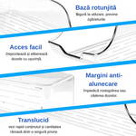 Casa si Gradina - Bucatarie si vesela - Organizare si depozitare bucatarie - Cutii alimentare - Cutie depozitare doze bauturi in frigider Koken, cutii alimentare, organizare frigider, bucatarie, Plastic - Infinity.ro