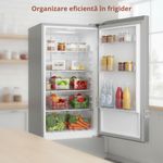 Casa si Gradina - Bucatarie si vesela - Organizare si depozitare bucatarie - Cutii alimentare - Set 4 Recipiente pentru frigider si rafturi bucatarie Koken, 25.5x10x7 cm, plastic transparent fara BPA - Infinity.ro