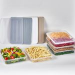 Casa si Gradina - Bucatarie si vesela - Organizare si depozitare bucatarie - Cutii alimentare - Recipient de depozitare alimente Koken, organizare frigider/congelator, capac etans, plastic fara BPA, 2.4 L, Gri - Infinity.ro