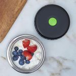 Casa si Gradina - Bucatarie si vesela - Accesorii bar - Termosuri si Cani termos - Termos pentru supa/mancare Koken, capacitate 1000ml, perete dublu, inox, 8h mentine rece/fierbinte, capac bol, Negru - Infinity.ro