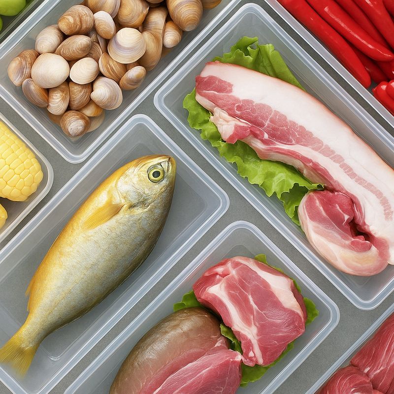 Casa si Gradina - Bucatarie si vesela - Organizare si depozitare bucatarie - Cutii alimentare - Recipient de depozitare alimente Koken, pentru frigider/congelator, capac etans, plastic fara BPA, 1.18 L, Transparent - Infinity.ro