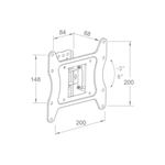 TV, Audio-Video si Foto - Accesorii TV si audio - Suporturi TV - Suport TV de perete Well TVS-LCD-TLA43-WL, reglabil, 13"- 43" - Infinity.ro