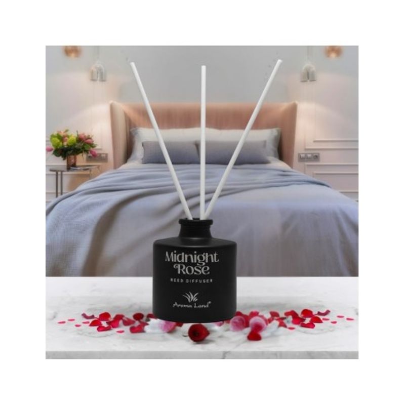 Casa si Gradina - Decoratiuni - Aromaterapie si lumanari - Odorizante camera - Odorizant de camera Aroma Land, Midnight Rose, 100ml - Infinity.ro