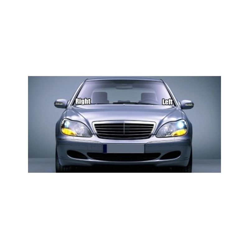 Auto si Moto - Piese auto si accesorii - Caroserie - Faruri, stopuri si proiectoare - Sticla far stanga pentru Mercedes S-Class W220 (1998 - 2005) - Infinity.ro