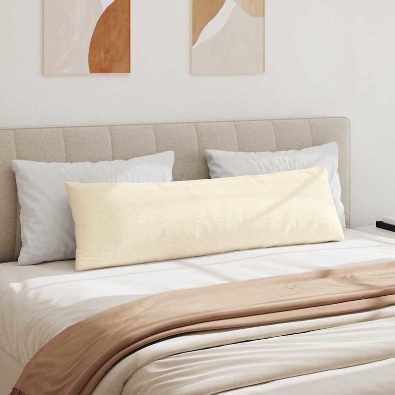 Casa si Gradina - Textile si covoare - Perne si pilote - Perne decorative - Perne pentru canapea 2 pcs Crem 145 x 40 cm - Infinity.ro