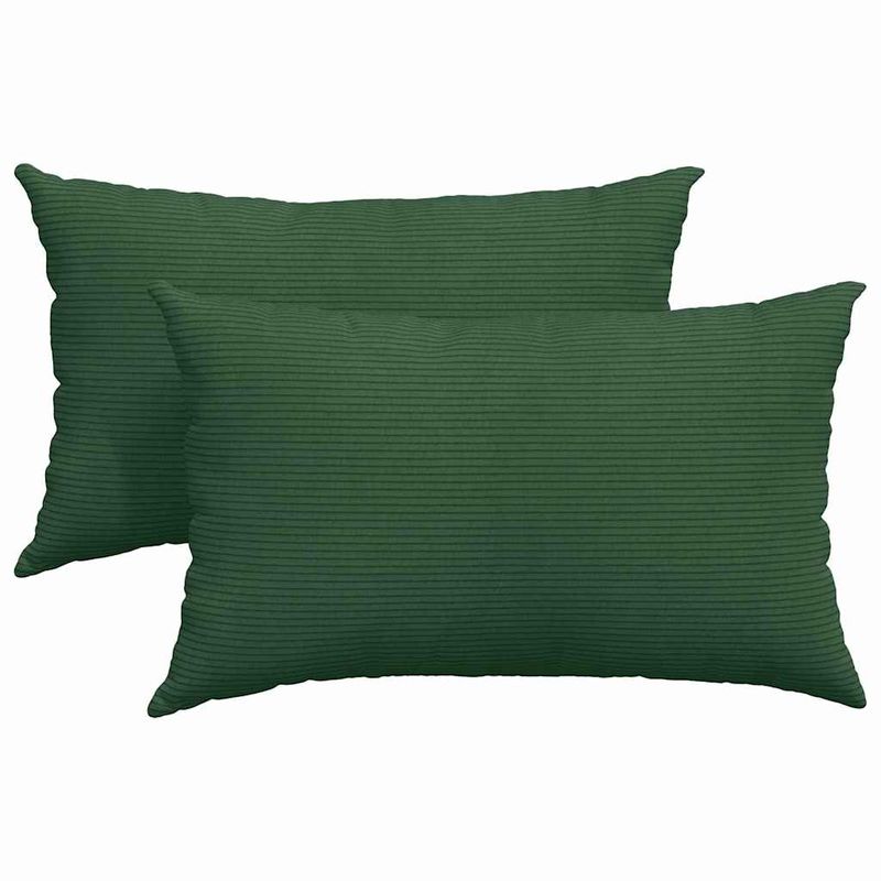 Casa si Gradina - Textile si covoare - Perne si pilote - Perne decorative - Perne pentru canapea 2 pcs Verde inchis 50 x 30 cm - Infinity.ro