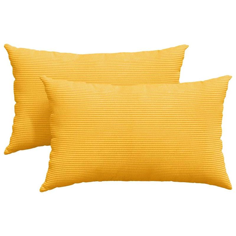 Casa si Gradina - Textile si covoare - Perne si pilote - Perne decorative - Perne pentru canapea 2 pcs Galben Deschis 50 x 30 cm - Infinity.ro