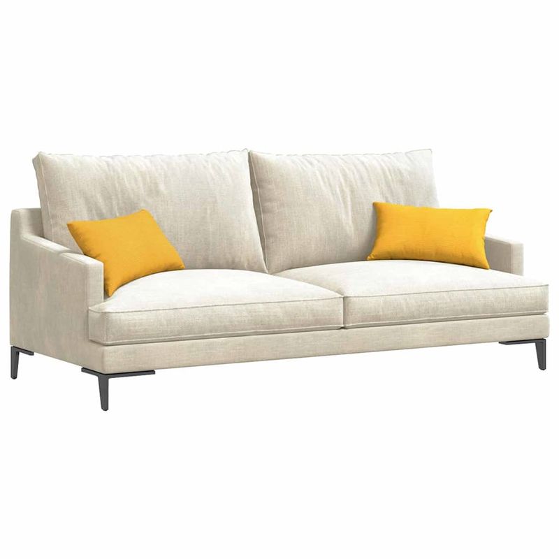 Casa si Gradina - Textile si covoare - Perne si pilote - Perne decorative - Perne pentru canapea 2 pcs Galben Deschis 50 x 30 cm - Infinity.ro