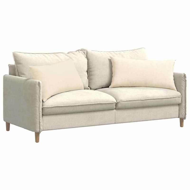 Casa si Gradina - Textile si covoare - Perne si pilote - Perne decorative - Perne pentru canapea 2 pcs Crem 80 x 40 cm - Infinity.ro