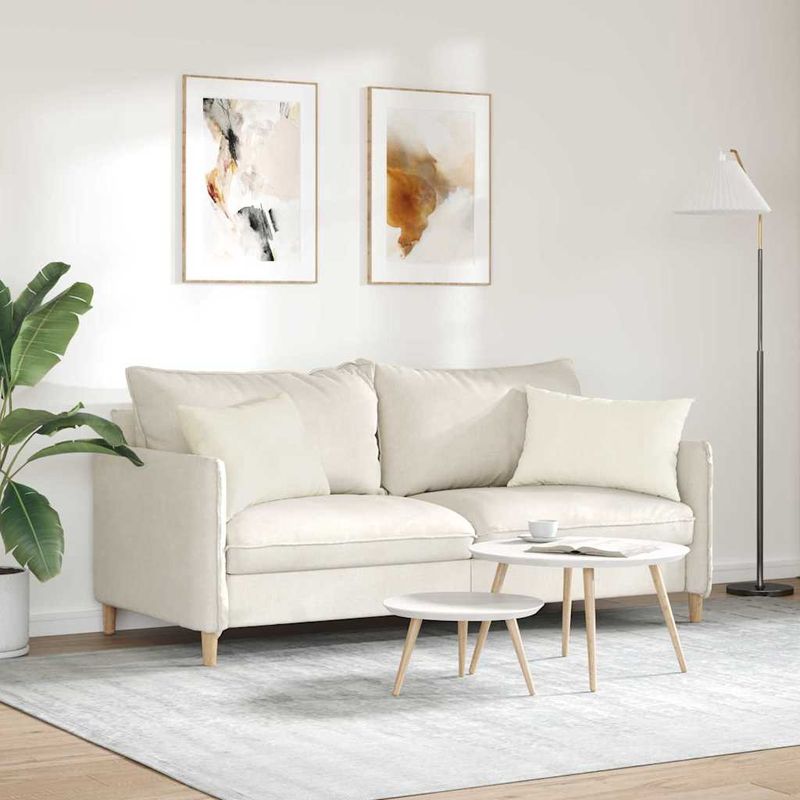 Casa si Gradina - Textile si covoare - Perne si pilote - Perne decorative - Perne pentru canapea 2 pcs Crem 60 x 40 cm - Infinity.ro