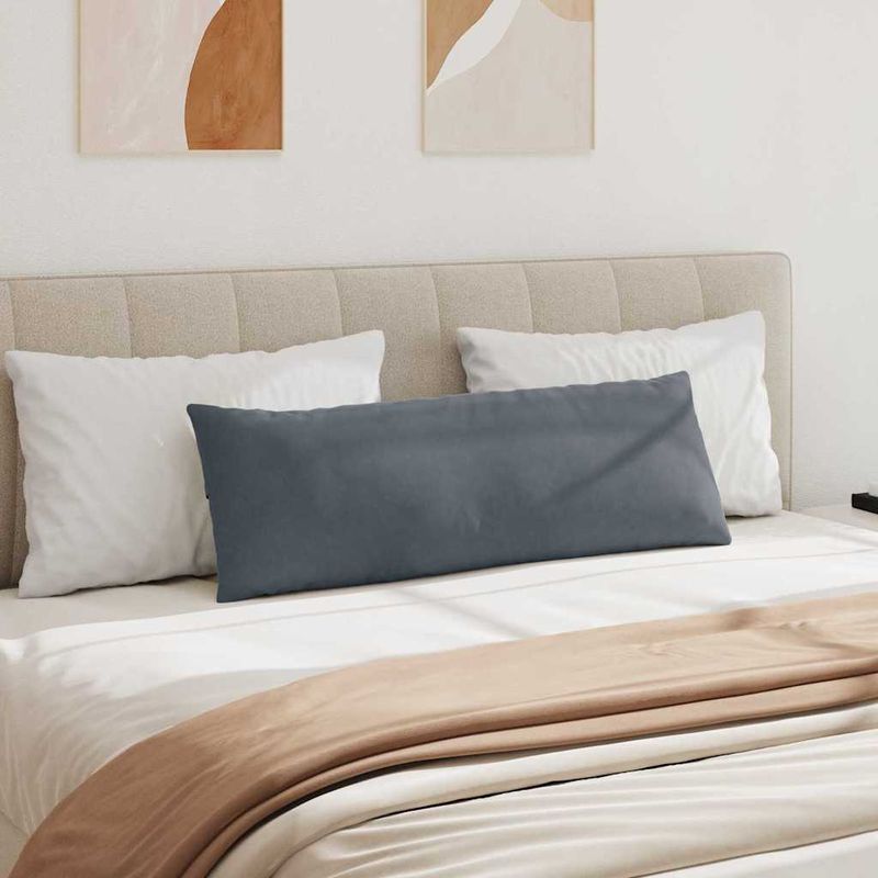 Casa si Gradina - Textile si covoare - Perne si pilote - Perne decorative - Perne pentru canapea 2 pcs Gri inchis 120 x 40 cm - Infinity.ro