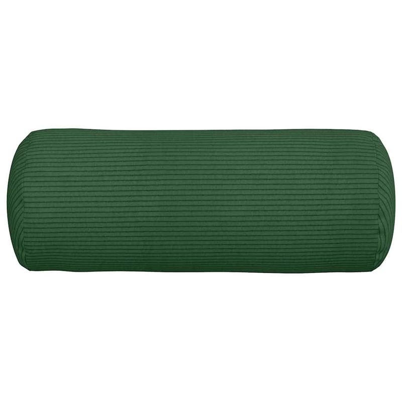 Casa si Gradina - Textile si covoare - Perne si pilote - Perne decorative - Perne Bolster 2 pcs Verde inchis Ø 15 x 40 cm - Infinity.ro