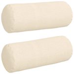 Casa si Gradina - Textile si covoare - Perne si pilote - Perne decorative - Perne Bolster 2 pcs Crem Ø 15 x 40 cm Tesatura din corduroy - Infinity.ro