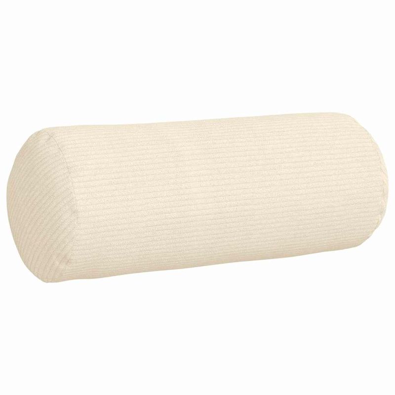 Casa si Gradina - Textile si covoare - Perne si pilote - Perne decorative - Perne Bolster 2 pcs Crem Ø 15 x 40 cm Tesatura din corduroy - Infinity.ro