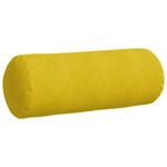 Casa si Gradina - Textile si covoare - Perne si pilote - Perne decorative - Perne Bolster 2 pcs Galben Ø 25 x 70 cm Tesatura din corduroy - Infinity.ro