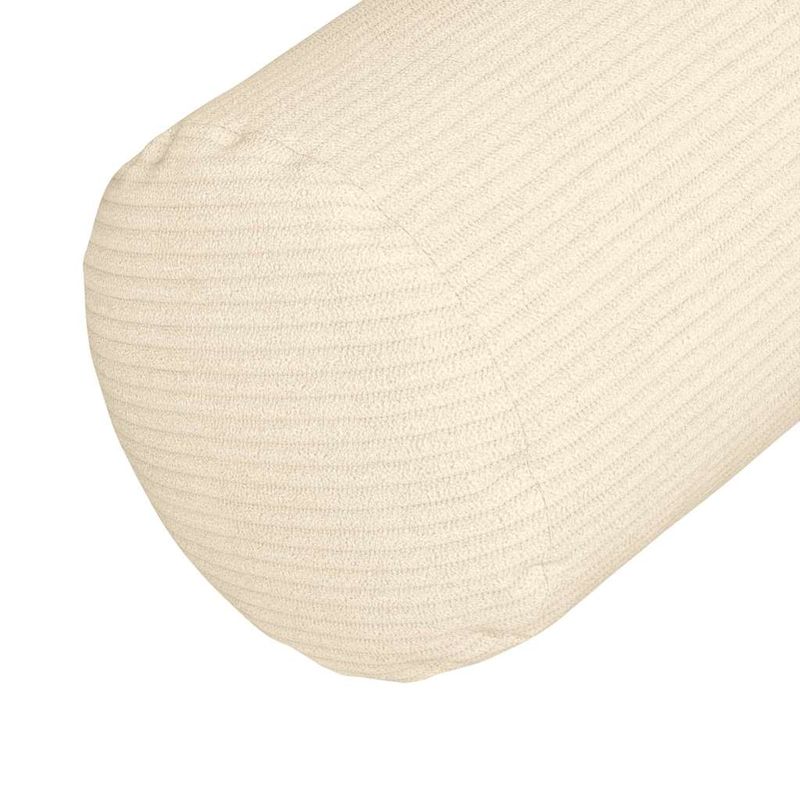 Casa si Gradina - Textile si covoare - Perne si pilote - Perne decorative - Perne Bolster 2 pcs Crem Ø 25 x 70 cm Tesatura din corduroy - Infinity.ro