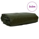 Casa si Gradina - Gradina si terasa - Umbrele si pavilioane - Pavilioane - Panza 650g / m² Verde masliniu 3 x 3 m Panza cu acoperire PVC - Infinity.ro