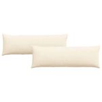Casa si Gradina - Textile si covoare - Perne si pilote - Perne decorative - Perne pentru canapea 2 pcs Crem 120 x 40 cm - Infinity.ro