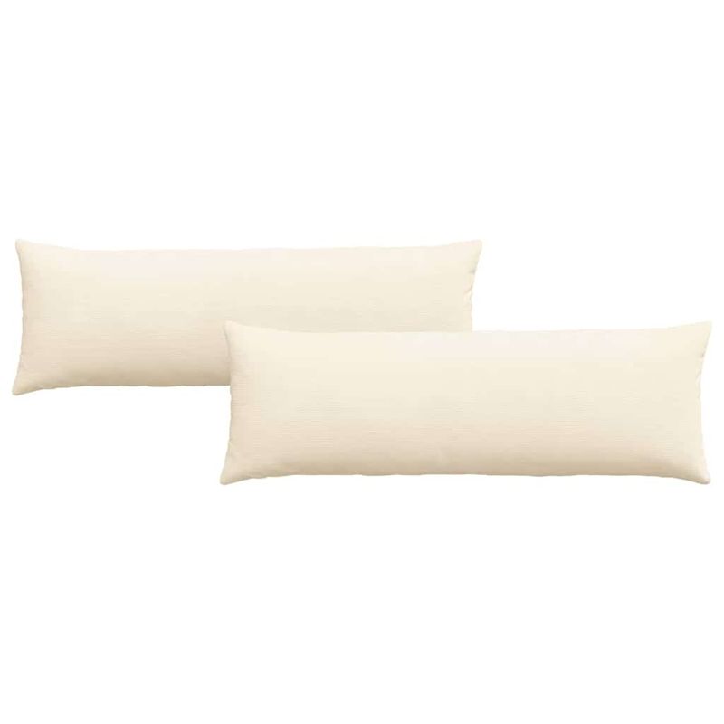 Casa si Gradina - Textile si covoare - Perne si pilote - Perne decorative - Perne pentru canapea 2 pcs Crem 120 x 40 cm - Infinity.ro