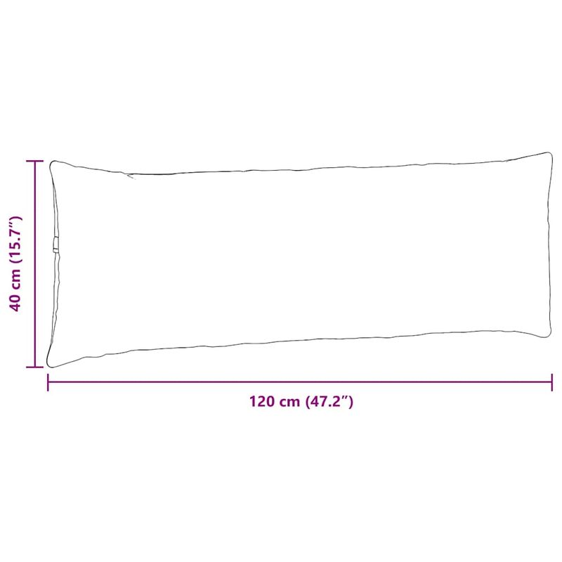 Casa si Gradina - Textile si covoare - Perne si pilote - Perne decorative - Perne pentru canapea 2 pcs Crem 120 x 40 cm - Infinity.ro