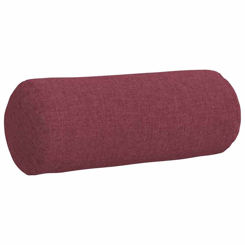 Casa si Gradina - Textile si covoare - Perne si pilote - Perne decorative - Perne Bolster 2 pcs Rosu Vin Ø 15 x 40 cm tesatura - Infinity.ro