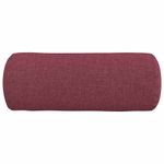 Casa si Gradina - Textile si covoare - Perne si pilote - Perne decorative - Perne Bolster 2 pcs Rosu Vin Ø 15 x 40 cm tesatura - Infinity.ro