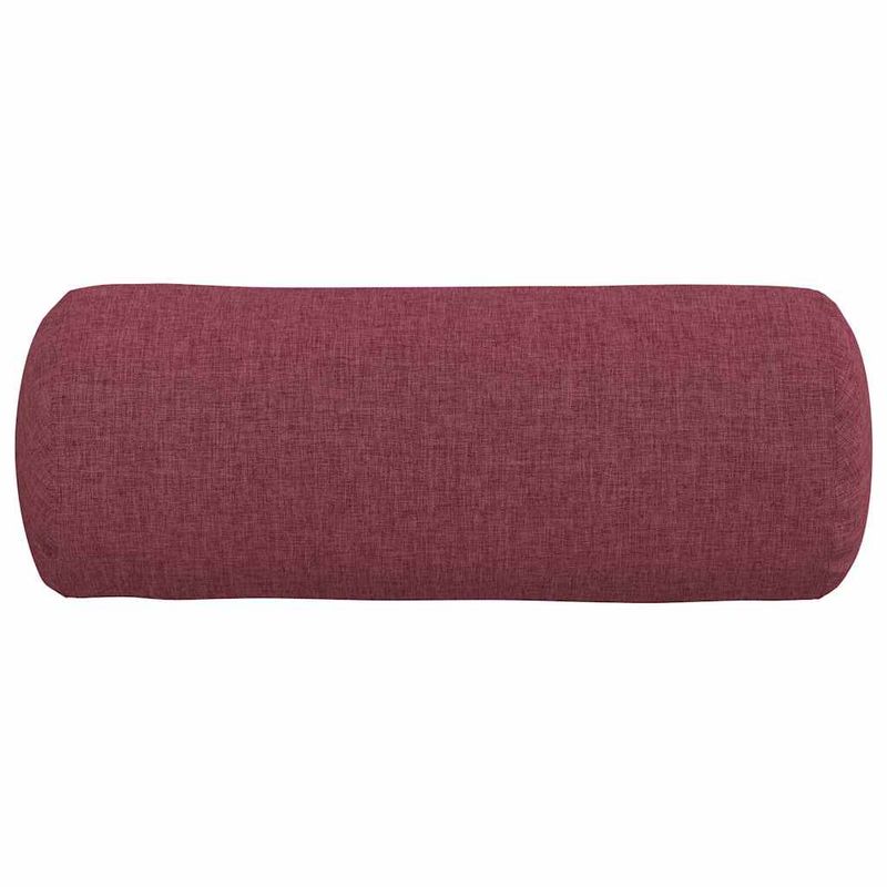 Casa si Gradina - Textile si covoare - Perne si pilote - Perne decorative - Perne Bolster 2 pcs Rosu Vin Ø 15 x 40 cm tesatura - Infinity.ro