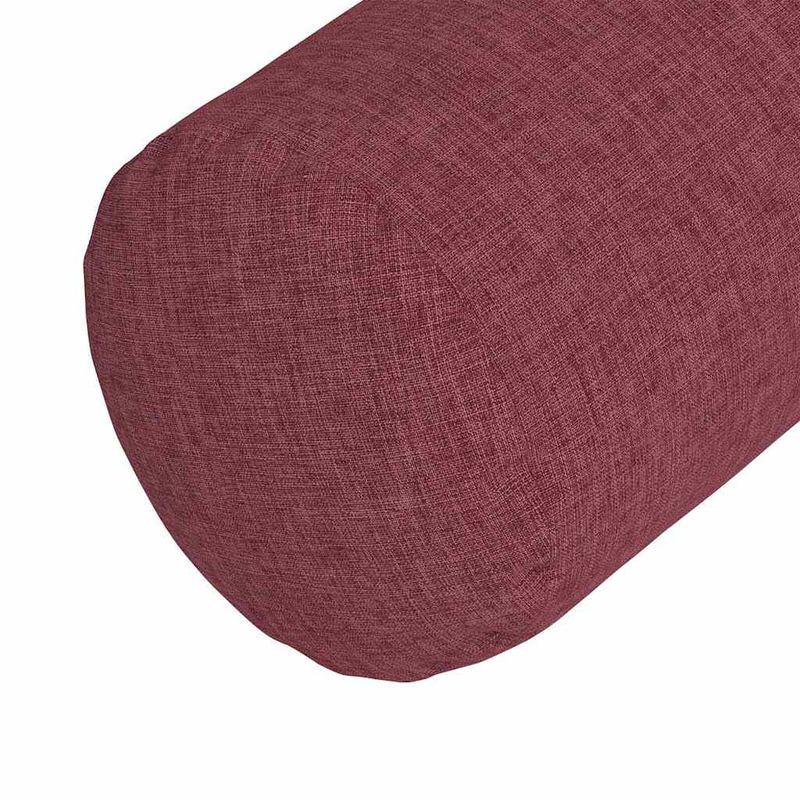 Casa si Gradina - Textile si covoare - Perne si pilote - Perne decorative - Perne Bolster 2 pcs Rosu Vin Ø 15 x 40 cm tesatura - Infinity.ro