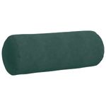 Casa si Gradina - Textile si covoare - Perne si pilote - Perne decorative - Perne Bolster 2 pcs Verde inchis Ø 25 x 70 cm - Infinity.ro