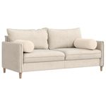 Casa si Gradina - Textile si covoare - Perne si pilote - Perne decorative - Perne Bolster 2 pcs Bej Ø 25 x 70 cm Tesatura din microfibra - Infinity.ro