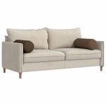 Casa si Gradina - Textile si covoare - Perne si pilote - Perne decorative - Perne Bolster 2 pcs Maro Ø 25 x 70 cm tesatura - Infinity.ro