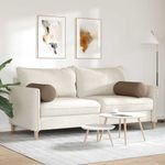 Casa si Gradina - Textile si covoare - Perne si pilote - Perne decorative - Perne Bolster 2 pcs Maro Ø 25 x 70 cm tesatura - Infinity.ro